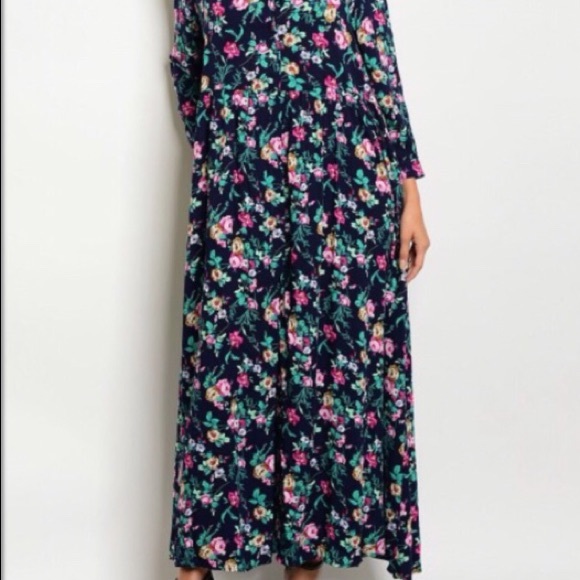 Floral Maxi Dress - Picture 2 of 4